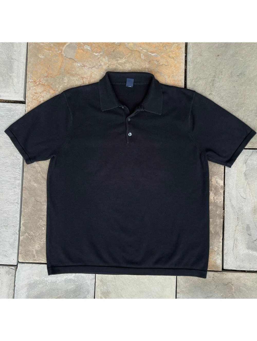 Y2K 2004 Black GAP Polo Short Sleeve Sweater